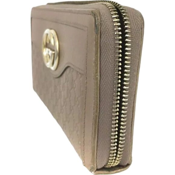 143179AT (K2) Gucci Wallet Long Interlocking Pink PVC - Picture 3 of 9